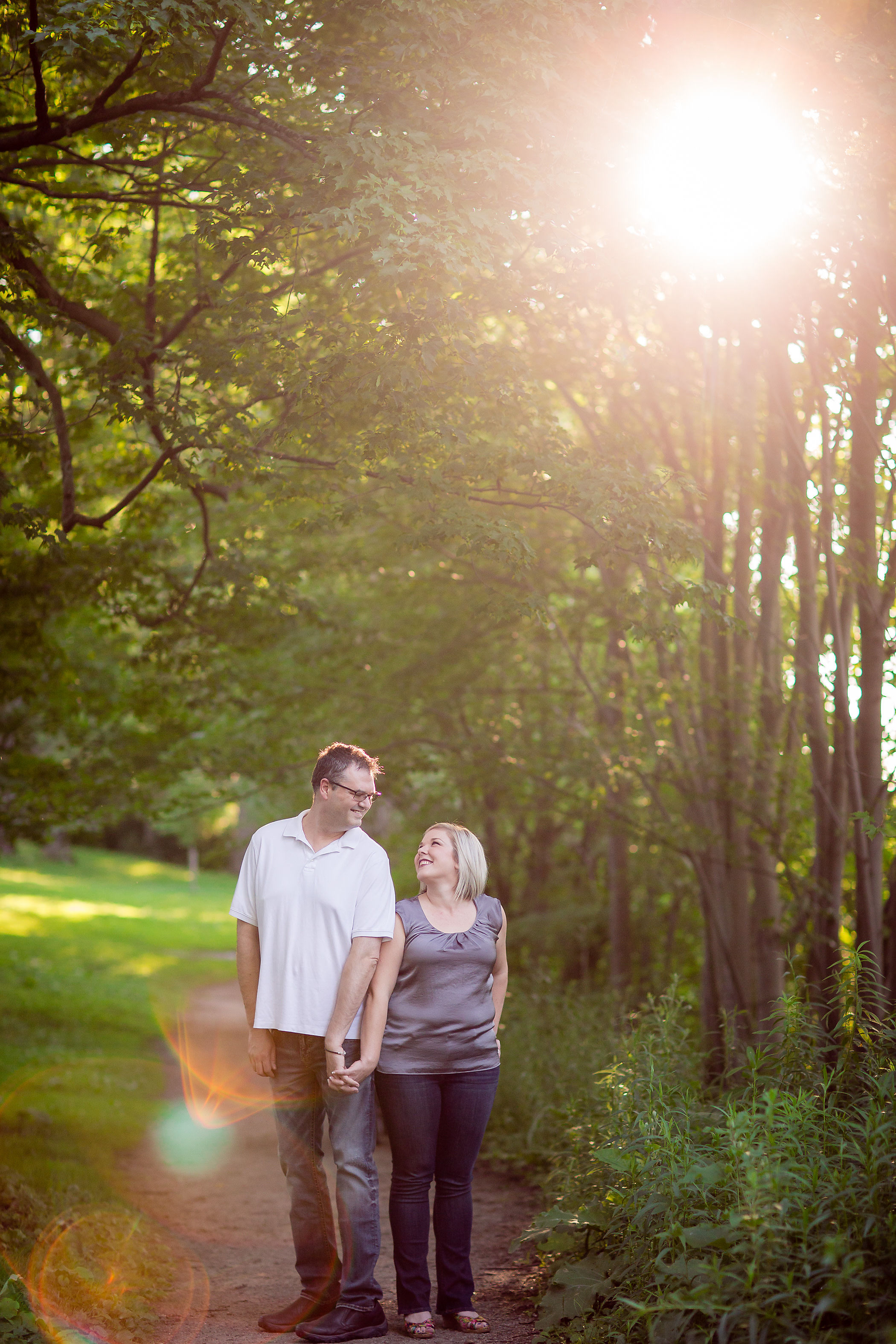 London Wedding Photographer Springbank Park Engagement Session