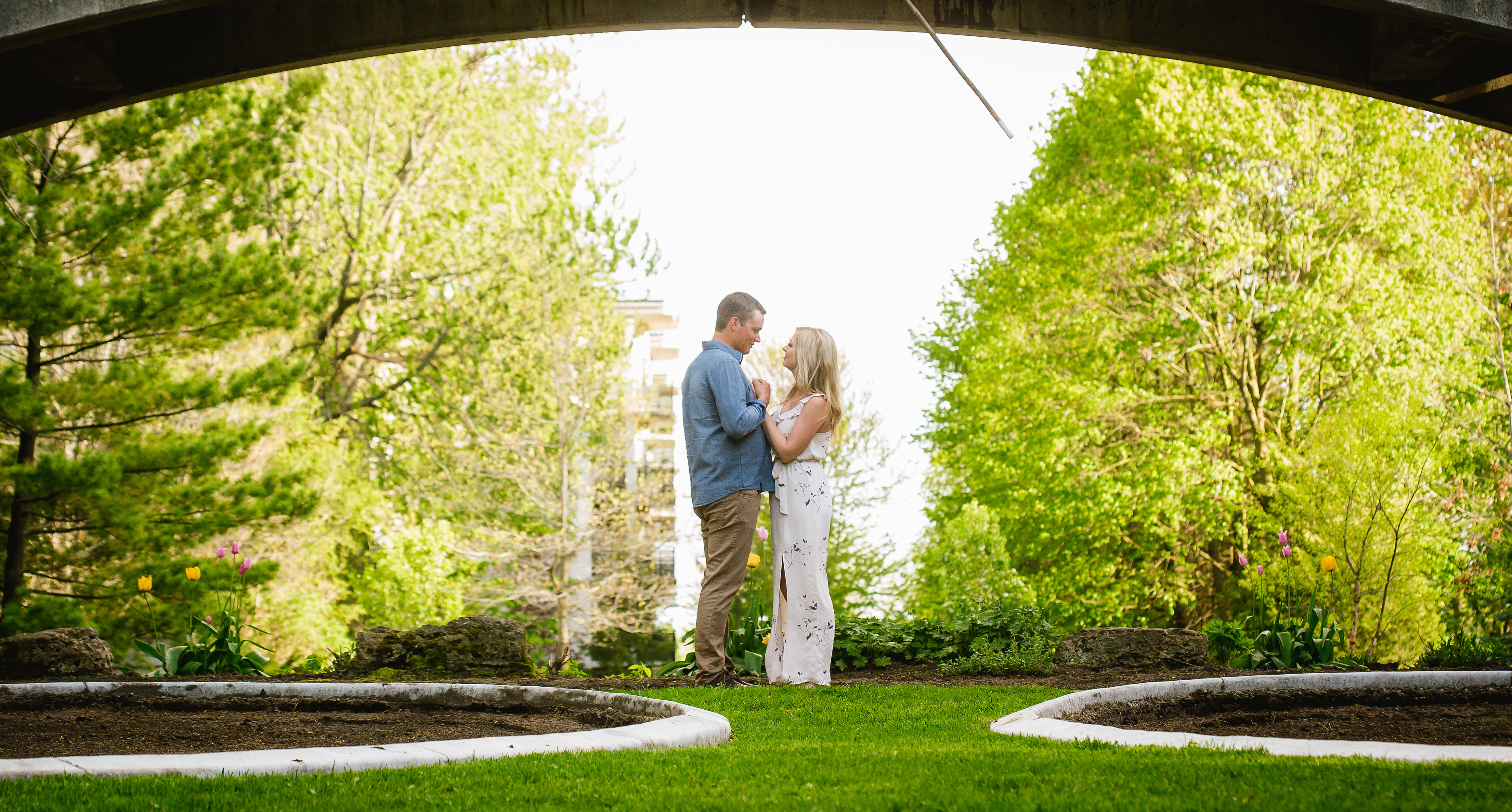 Stratford-Wedding-Photography-Confederation-Park-Engagement-Love-Sprouts-Photography-Groom-Under-The-Stairs