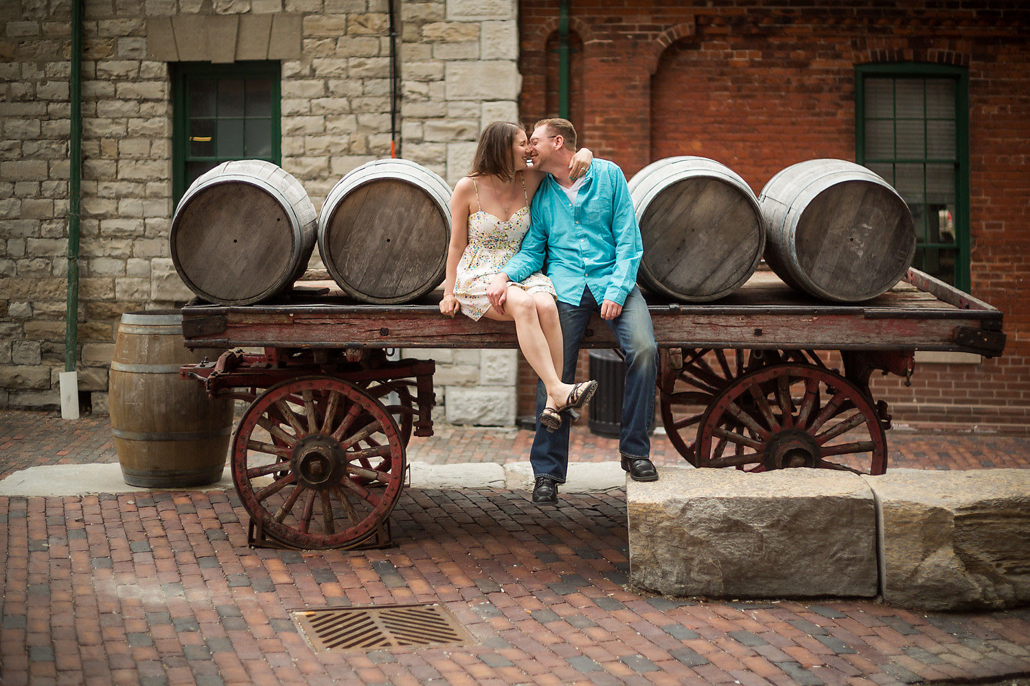 Toronto Wedding Photographers – Shannon & Matthew – Distillery District Engagement Session